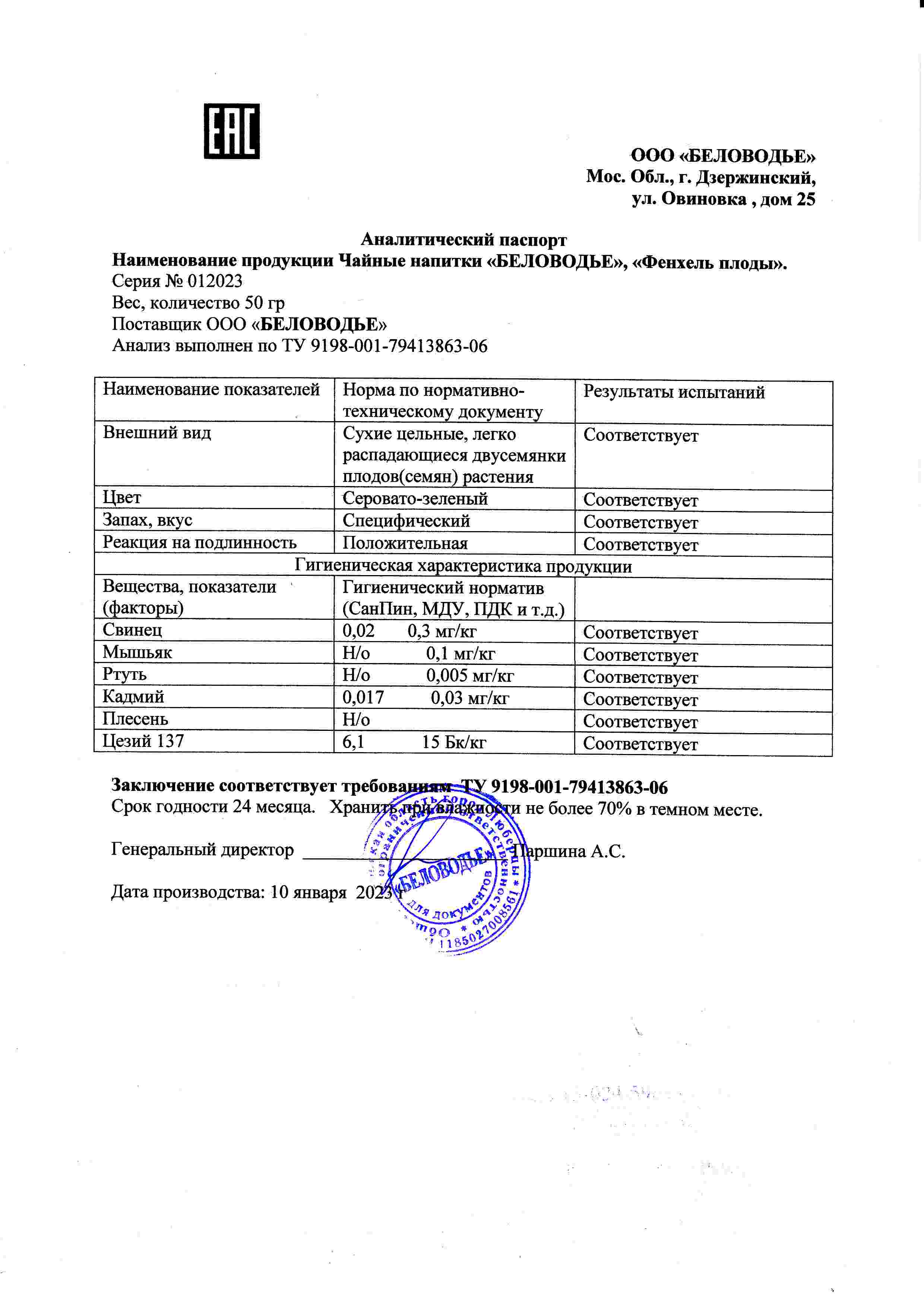 Паспорт №012023